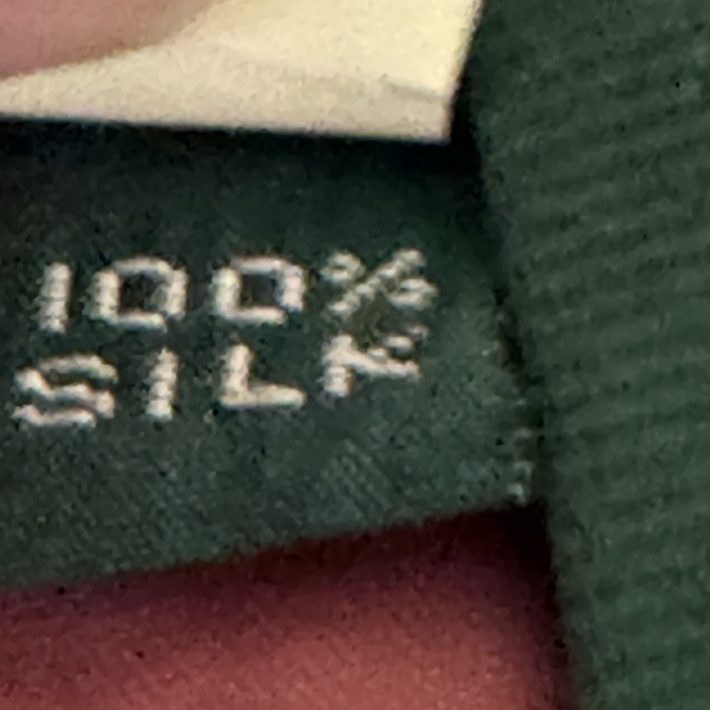 Polo Ralph Lauren Tie 2.5 In Thin Vintage Green AOP Flesh Pony Embroidered Saks - Picture 4 of 9